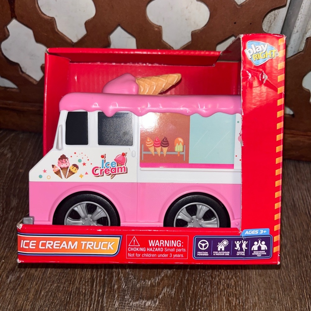 Pink Ice Cream Truck Toy